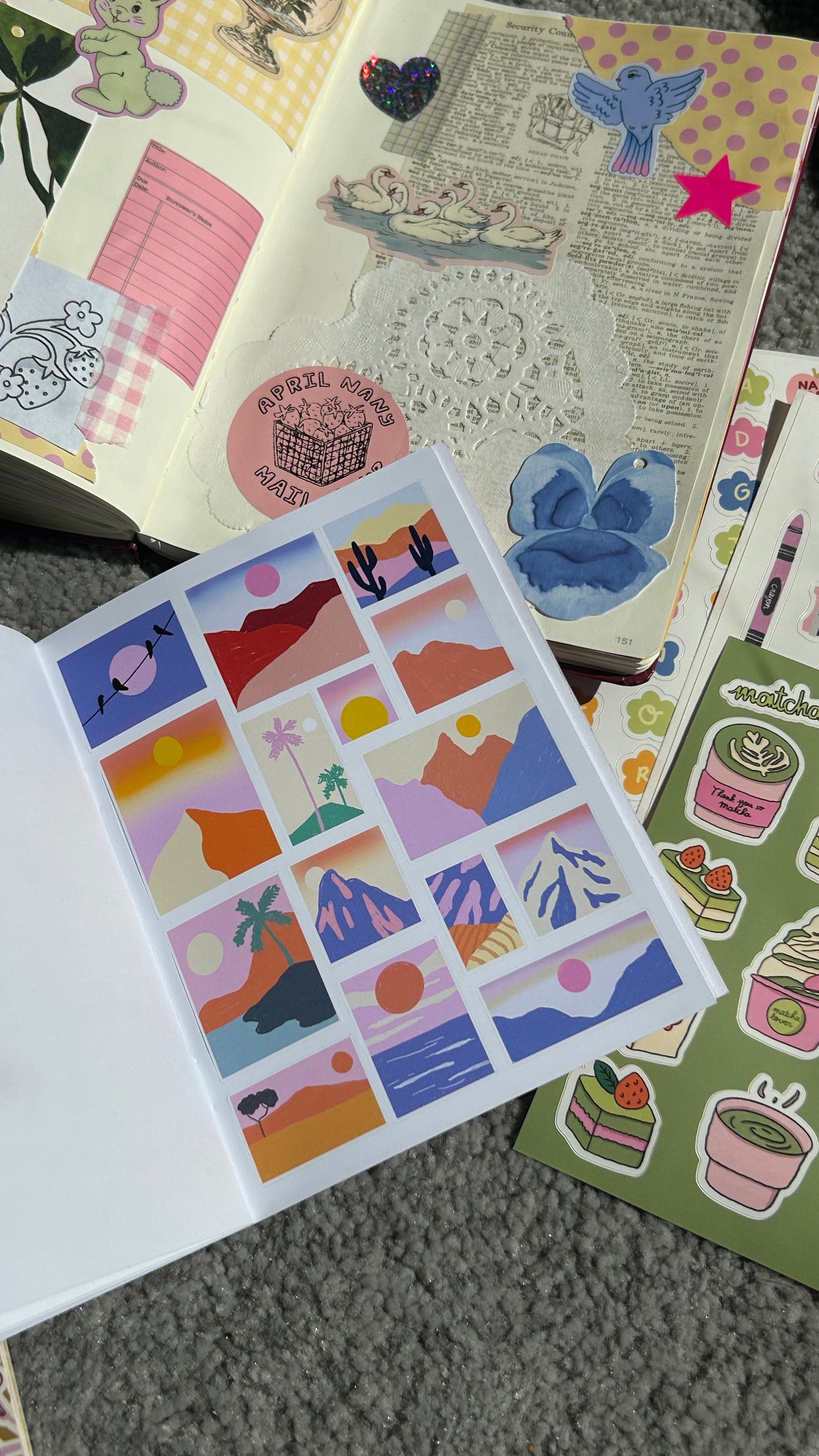🍎 Sticker Lover Mini Book 🍎