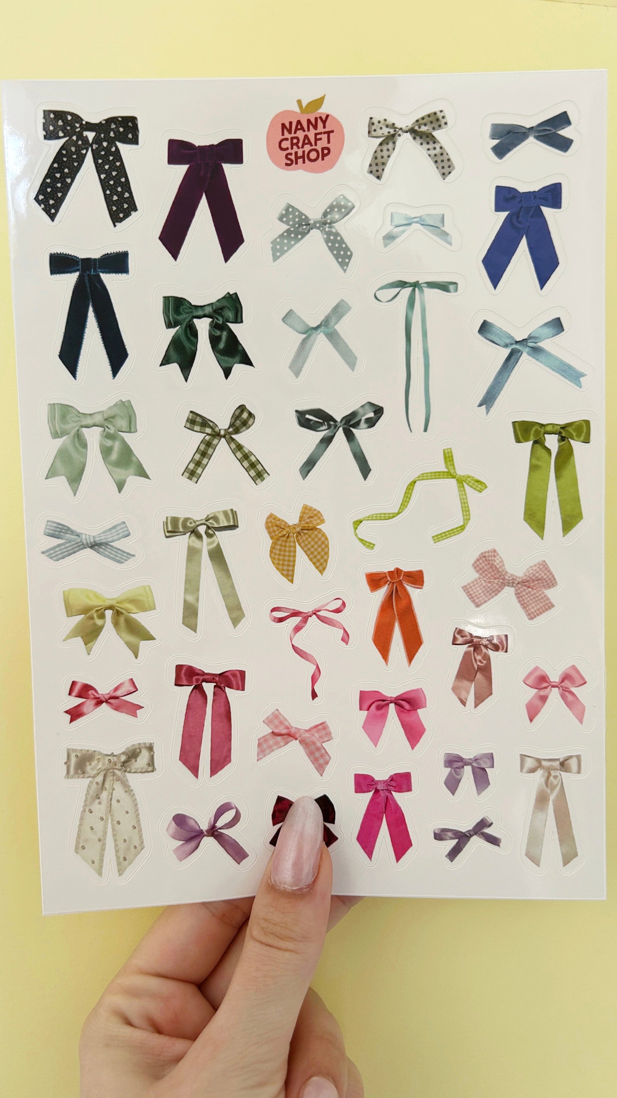 A5 realistic knot sticker sheet