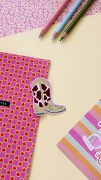 Cowboy boot sticker