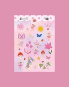 Planche stickers A5 Fées