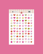 Planche stickers A5 Mini Boutons