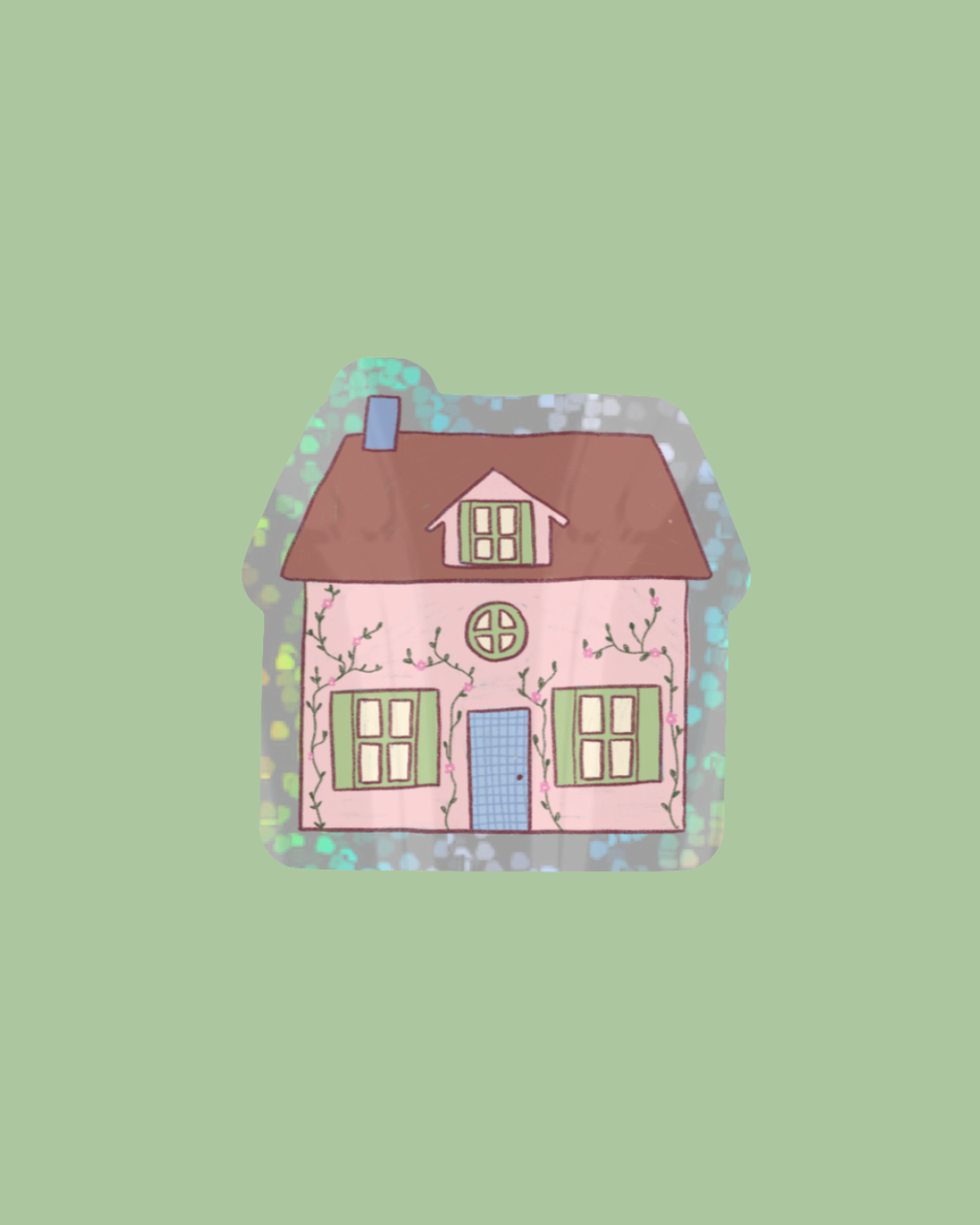 Sticker - whimsical home
