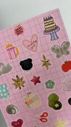 Planche de stickers août A5