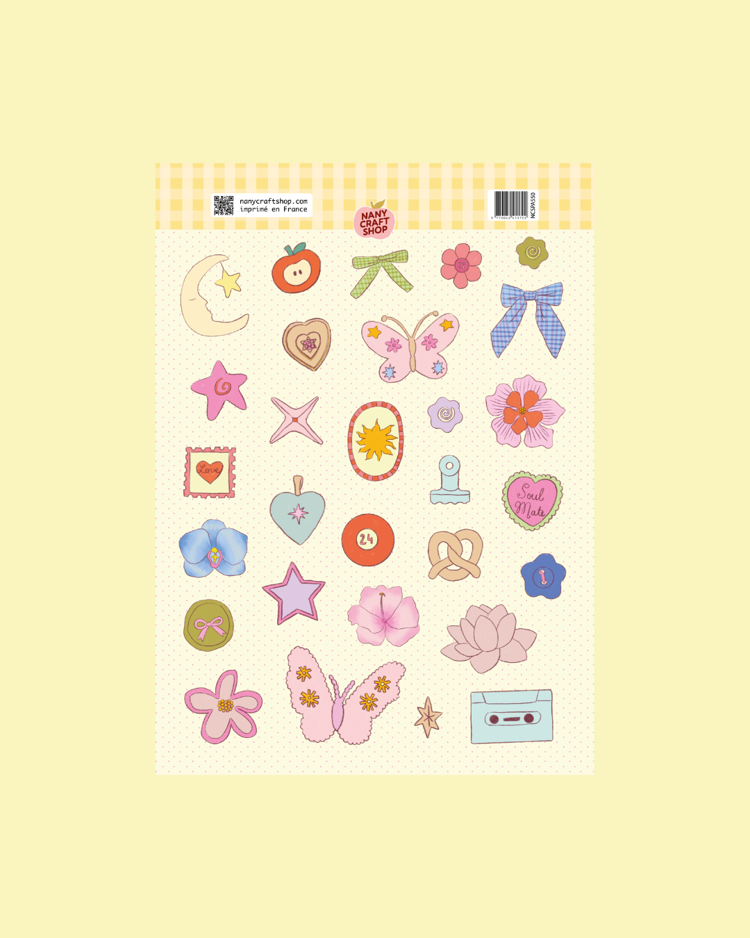 Planche stickers A5 trinket
