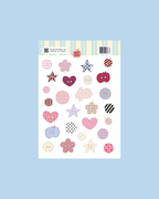 Planche stickers A6 boutons