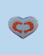 Sticker Coeur Crevettes 🦐