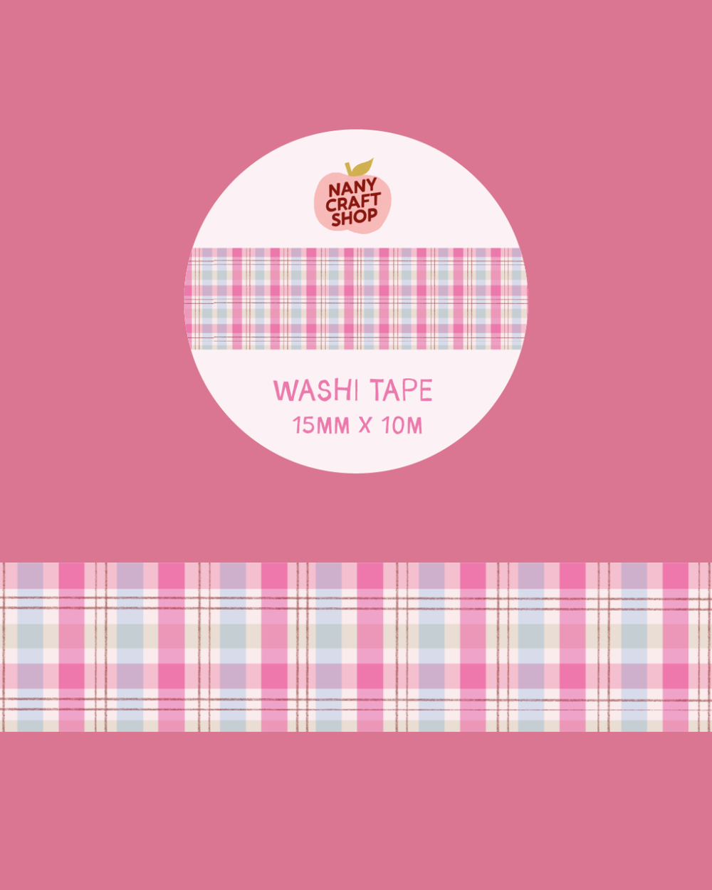 Washi Tape - Black and White Polka Dot