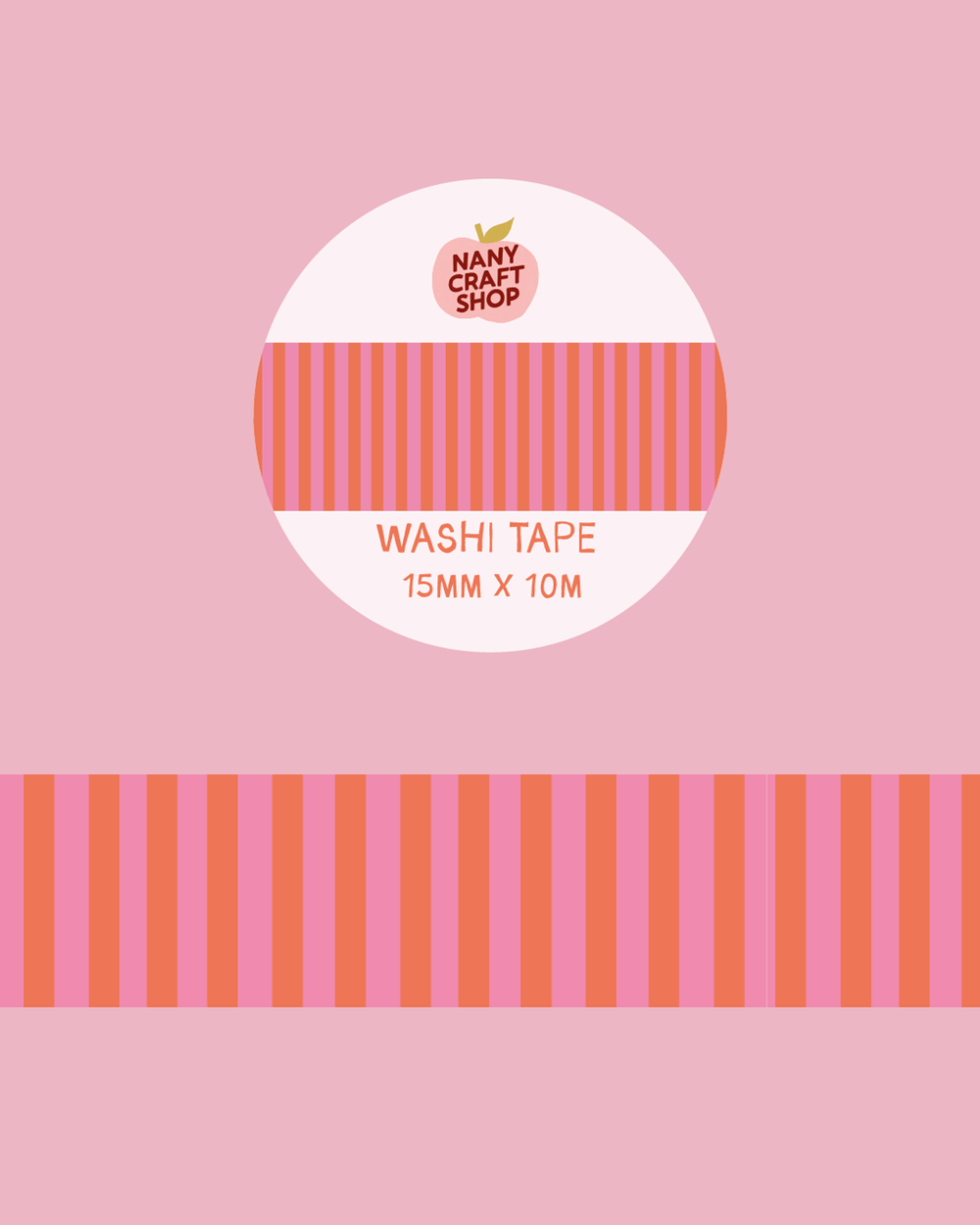 Washi Tape - Black and White Polka Dot