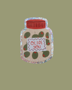 Olive du Aufkleber 🫒