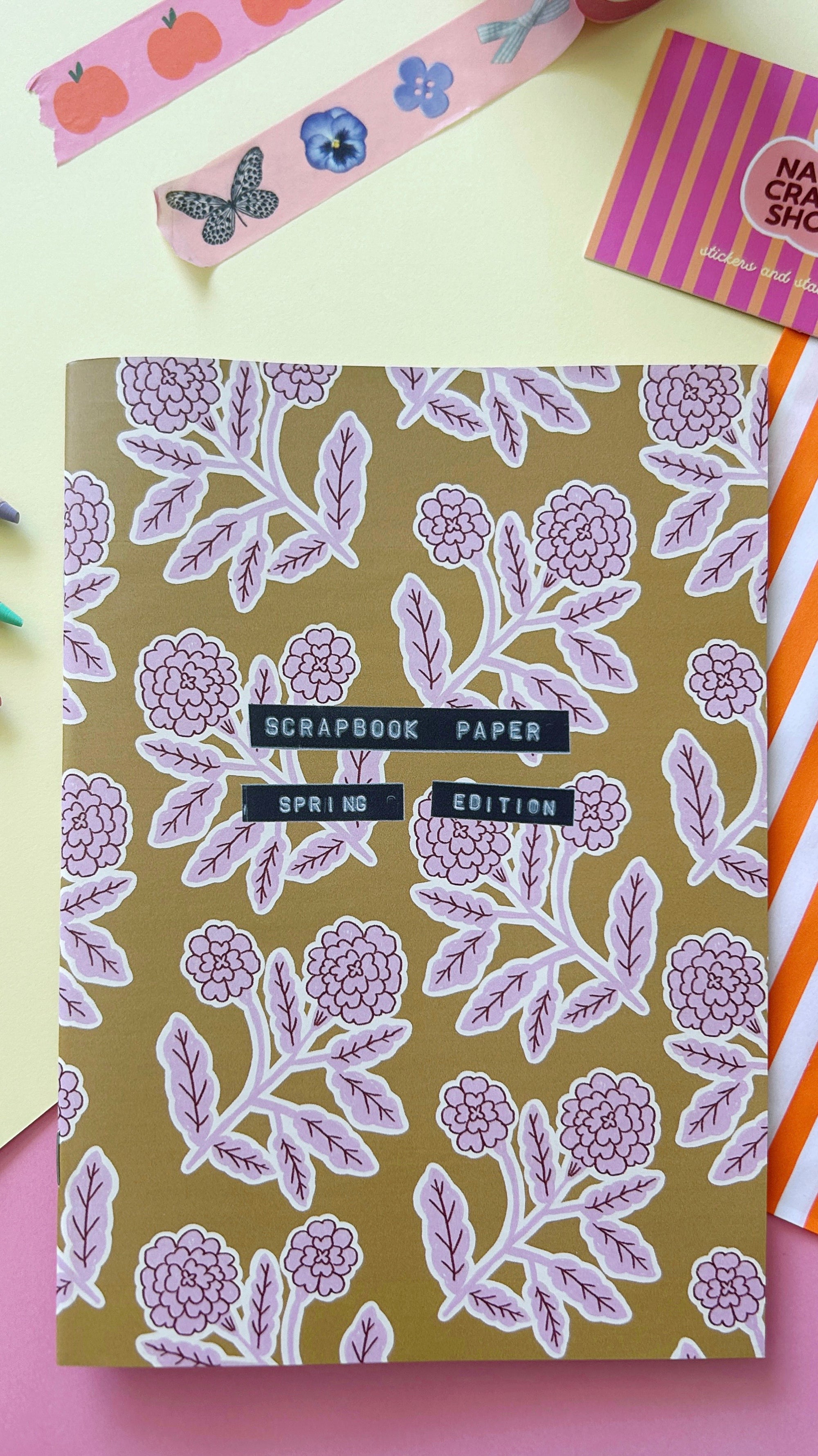 Scrapbook paper - spring edition 🦋