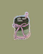 Sticker Tasse de Matcha noeud