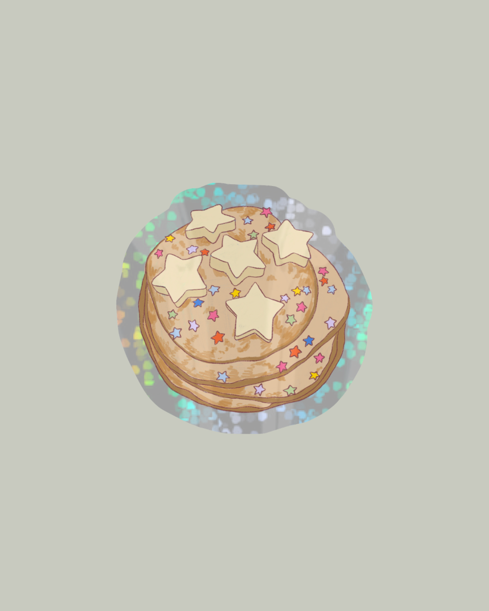 Sticker pancake