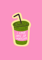 Matcha-Aufkleber 🍵