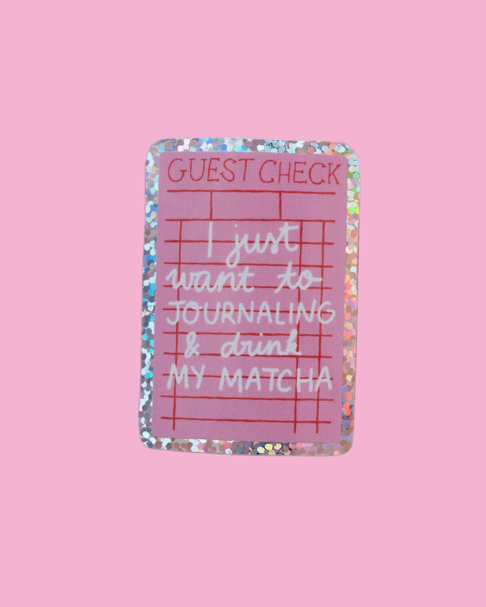 Sticker Liste Matcha
