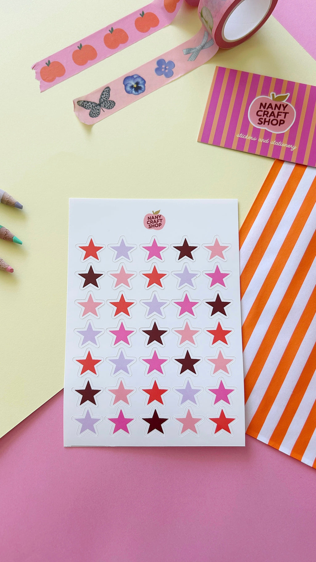 A6 Star Sticker Sheet ⭐️