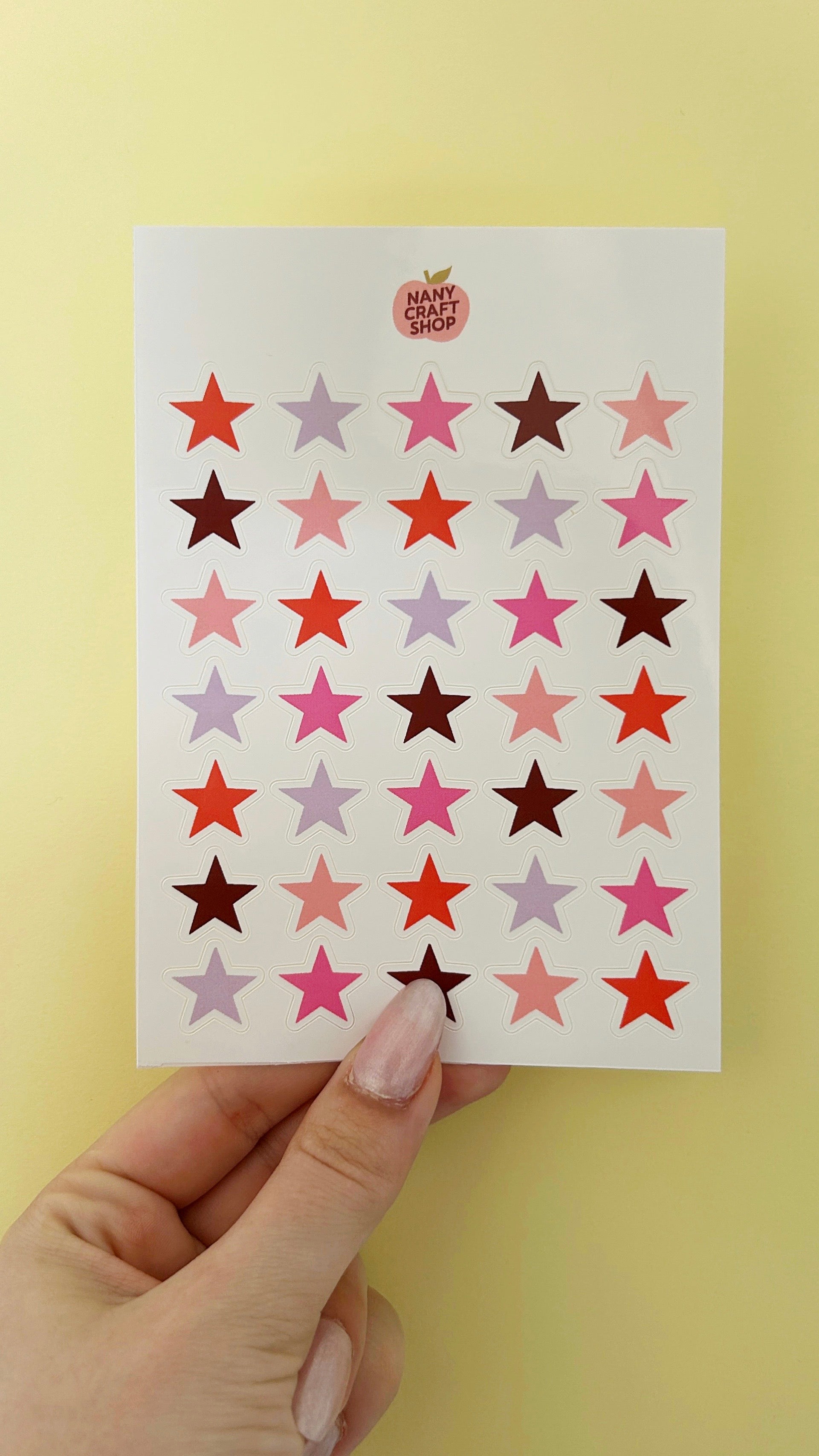 A6 Star Sticker Sheet ⭐️