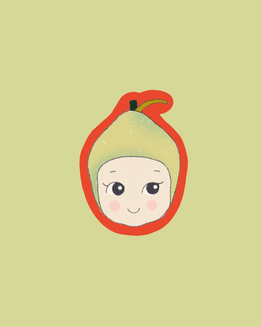 Sticker Baby Poire 🍐