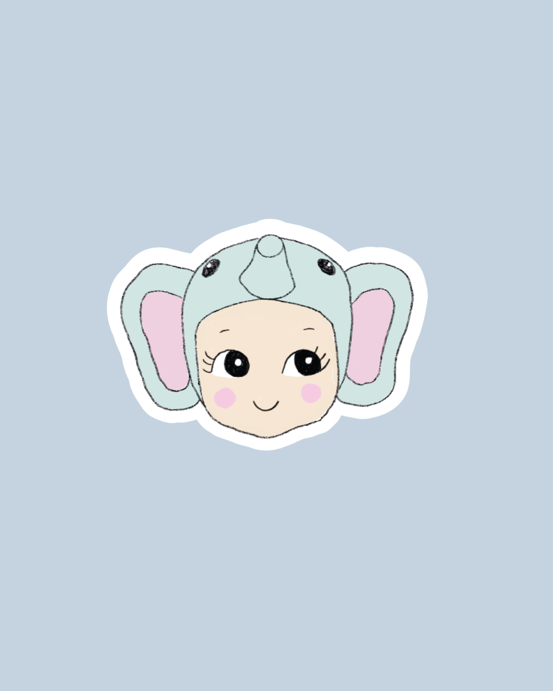 Sticker Baby Éléphant 🐘