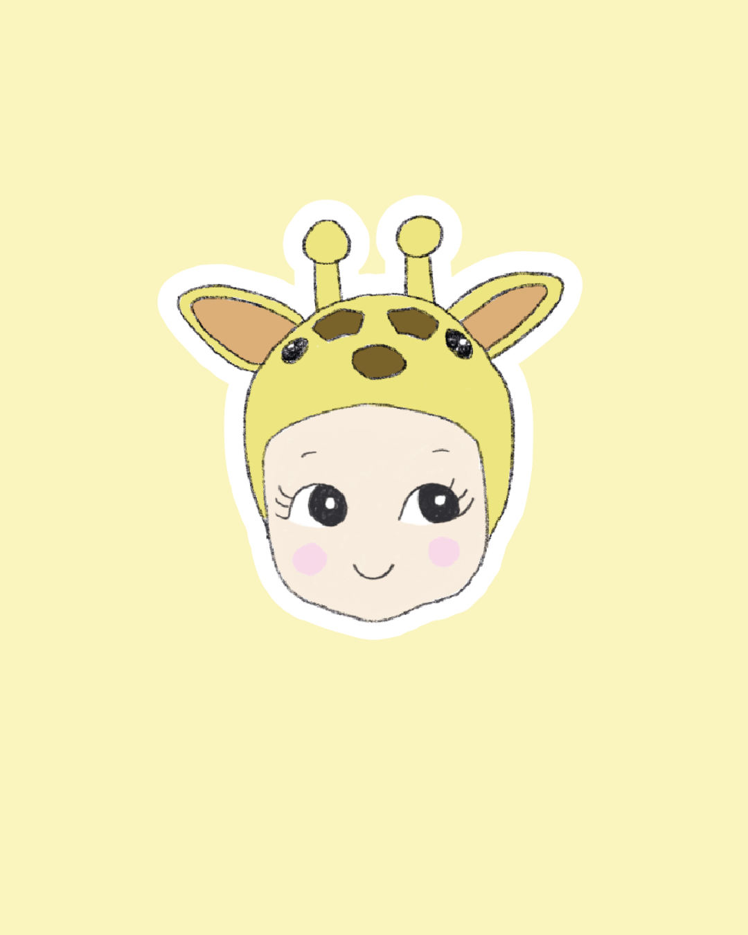 Sticker Baby Girafe 🦒