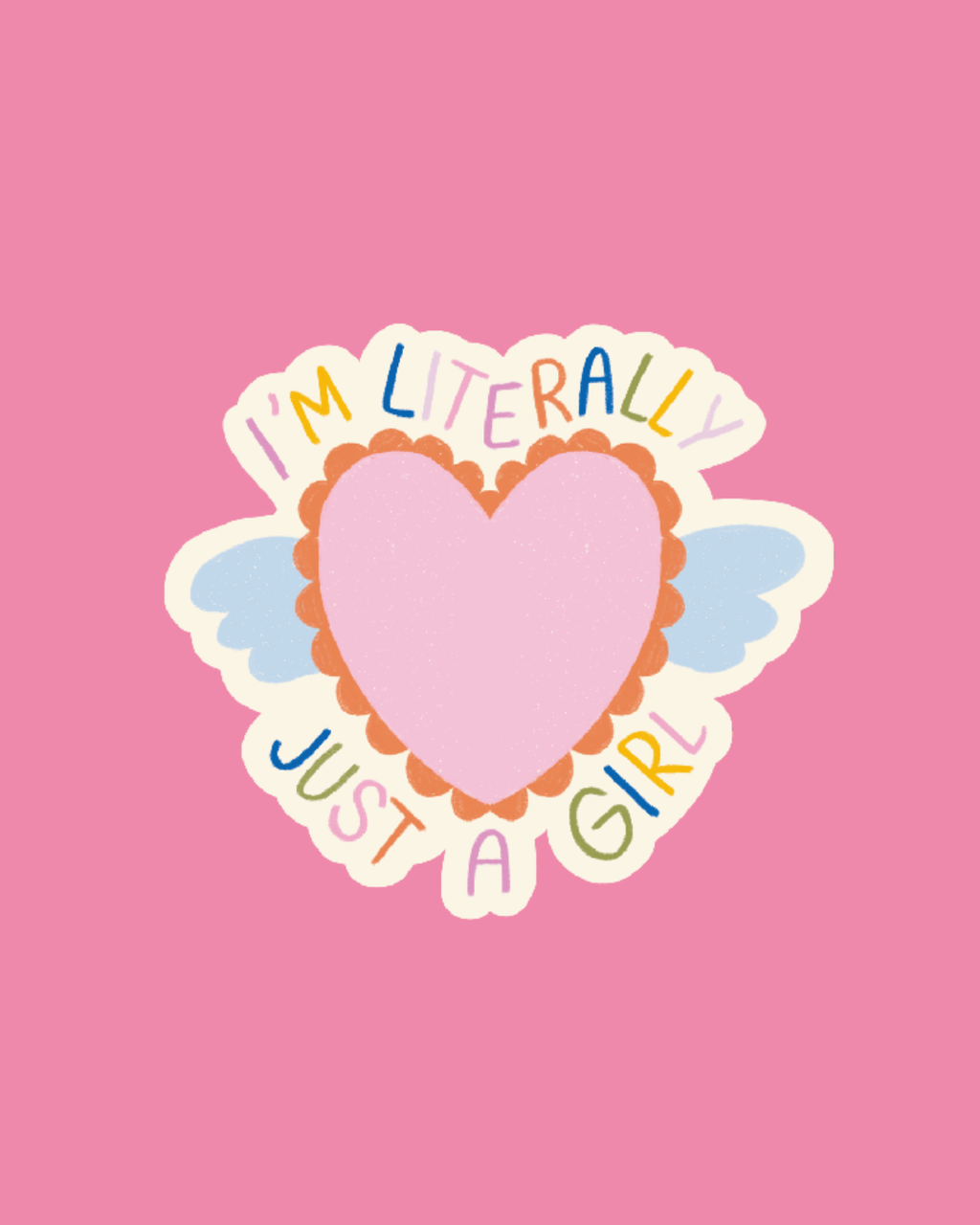 Sticker Just a Girl