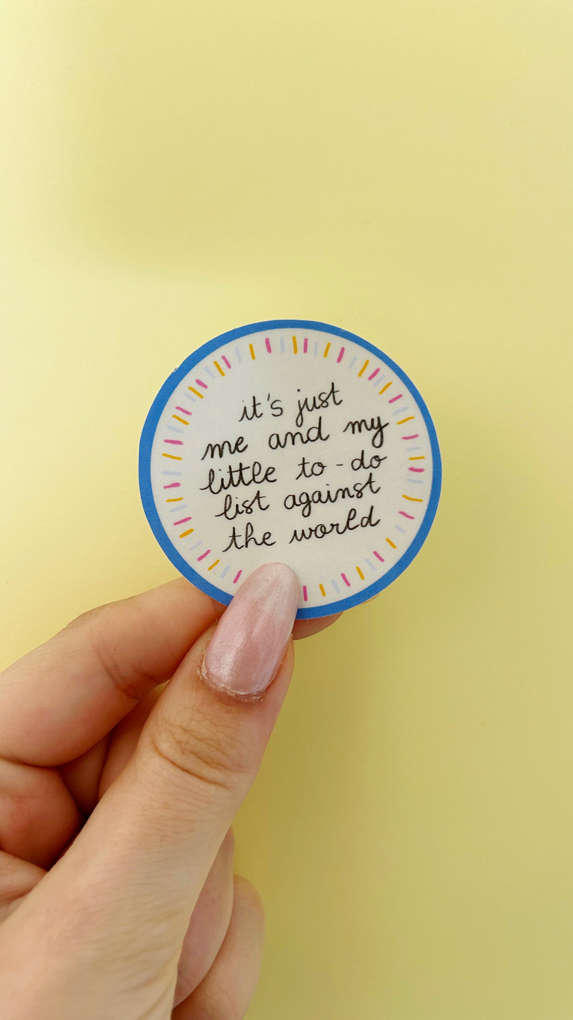 To-do list sticker
