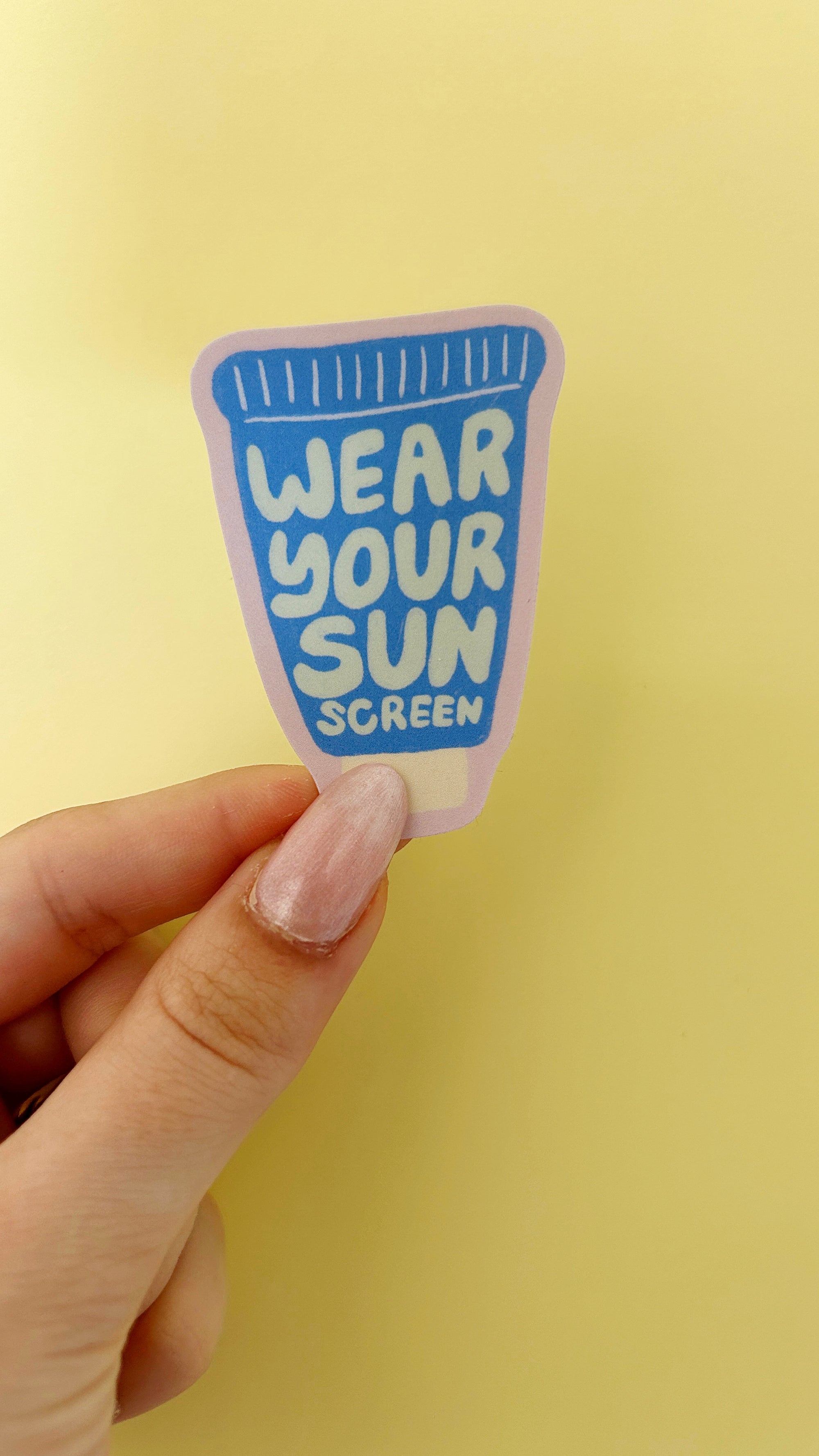 Sticker sunscreen ☀️