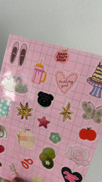 Planche de stickers août A5