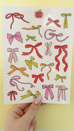 Planche stickers noeuds A5 🎀
