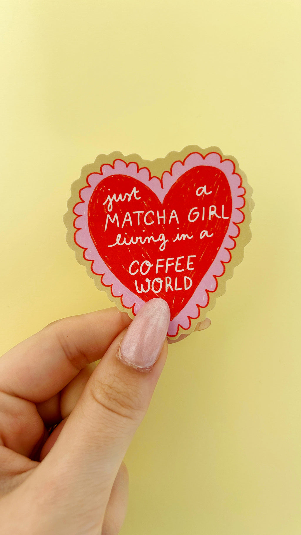 Sticker matcha girl ❤️