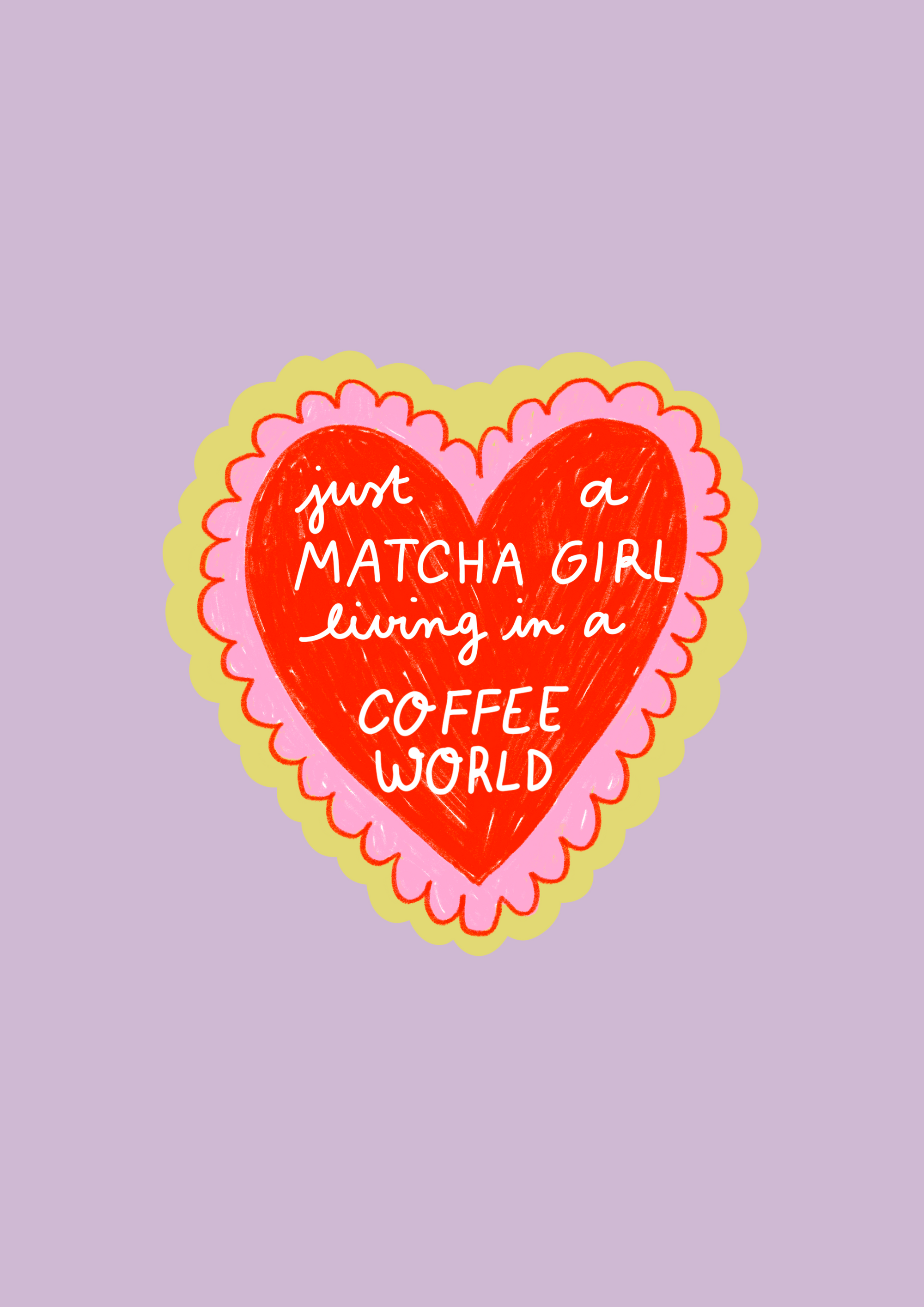 Sticker matcha girl ❤️