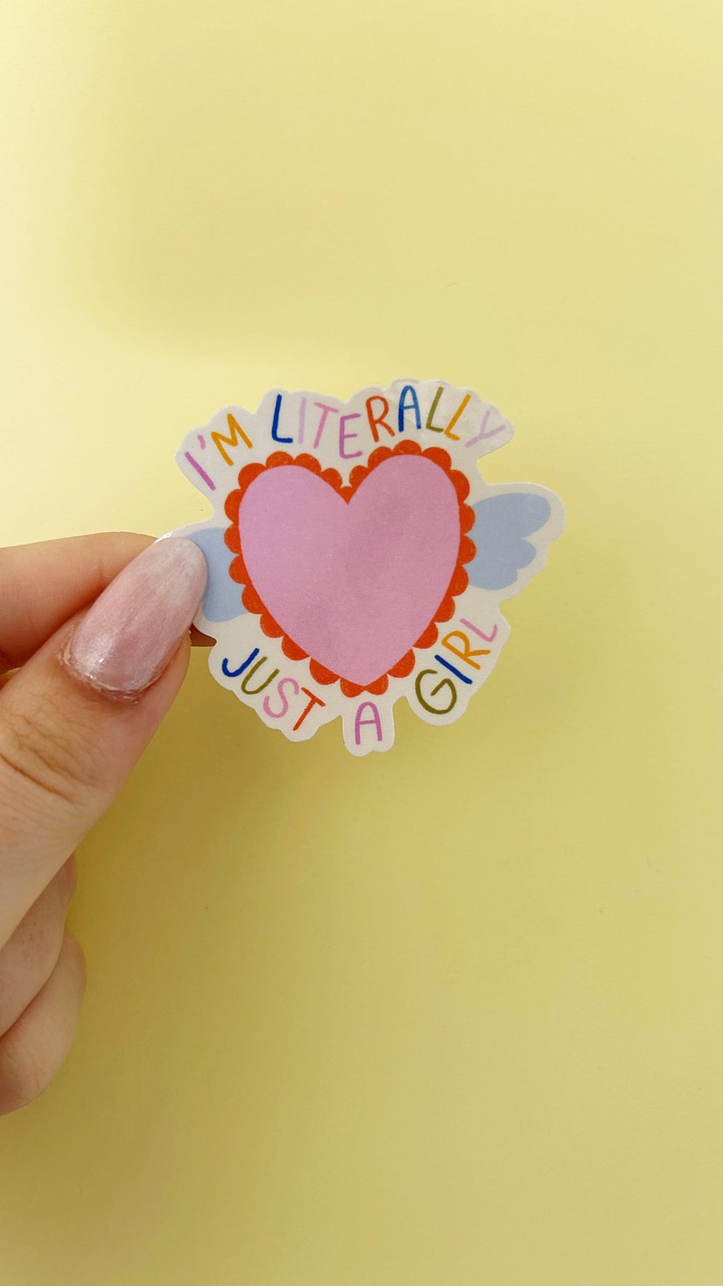 Angel Girl Sticker