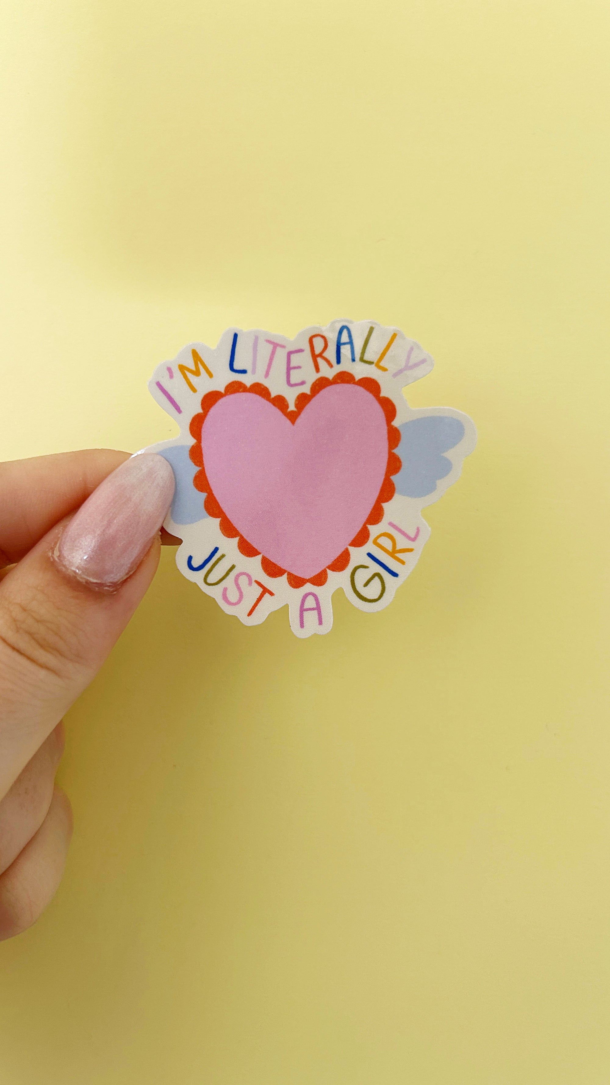 Angel Girl Sticker