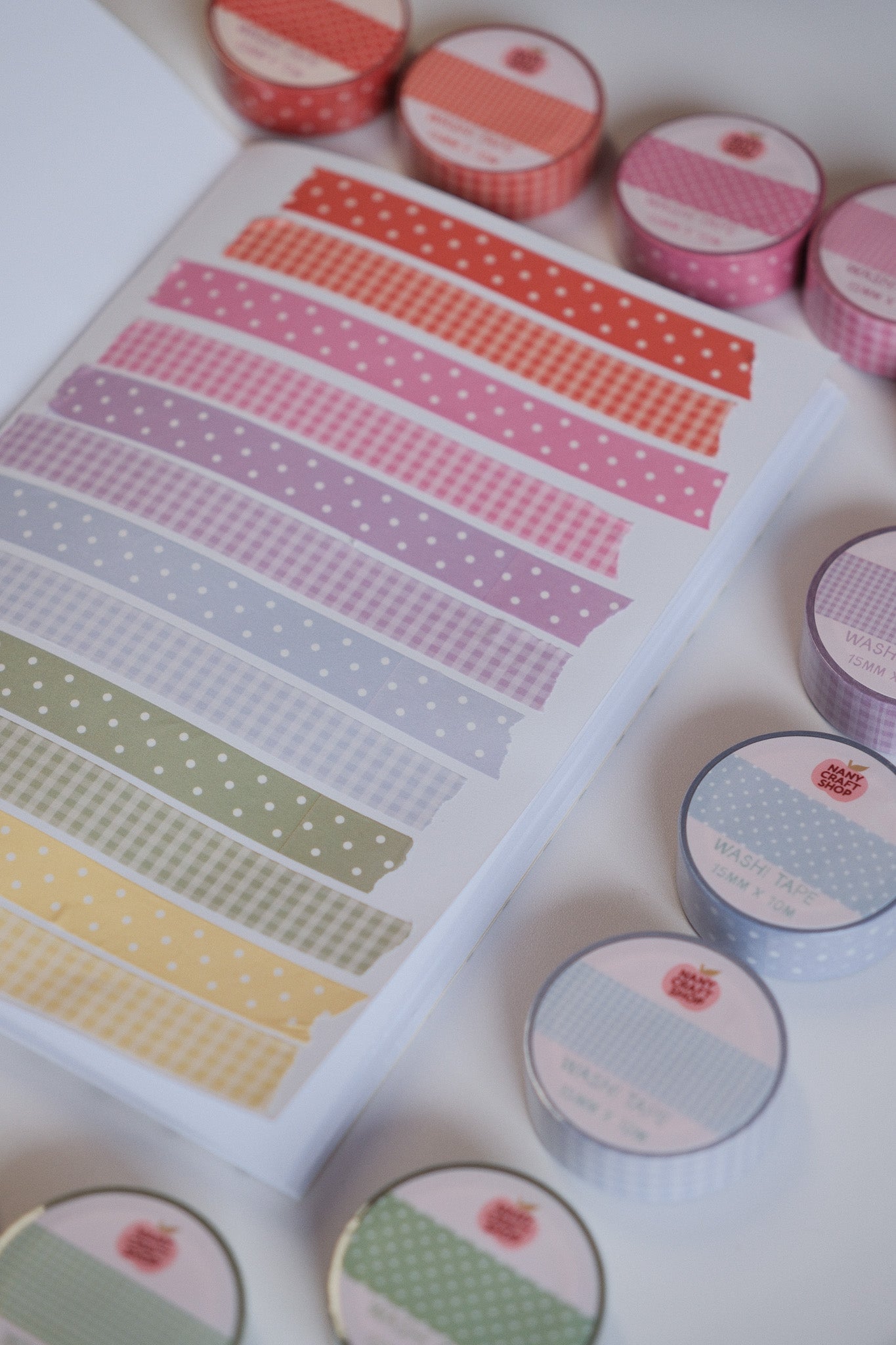 Washi Tape - polka dot jaune