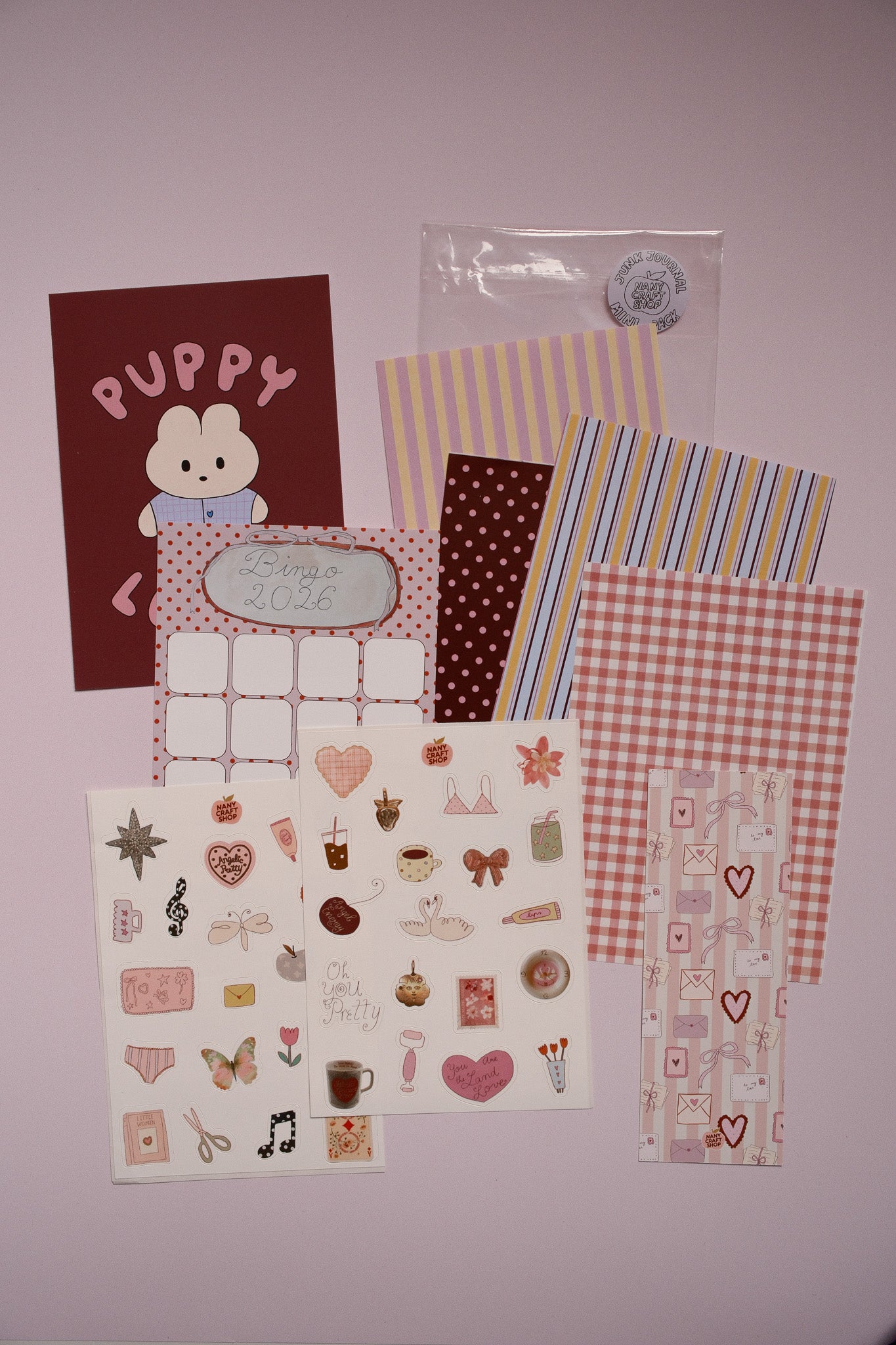 Junk Journal Mini Kit (quantités très limitées !!!)