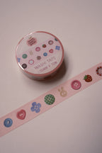 Washi Tape - Boutons