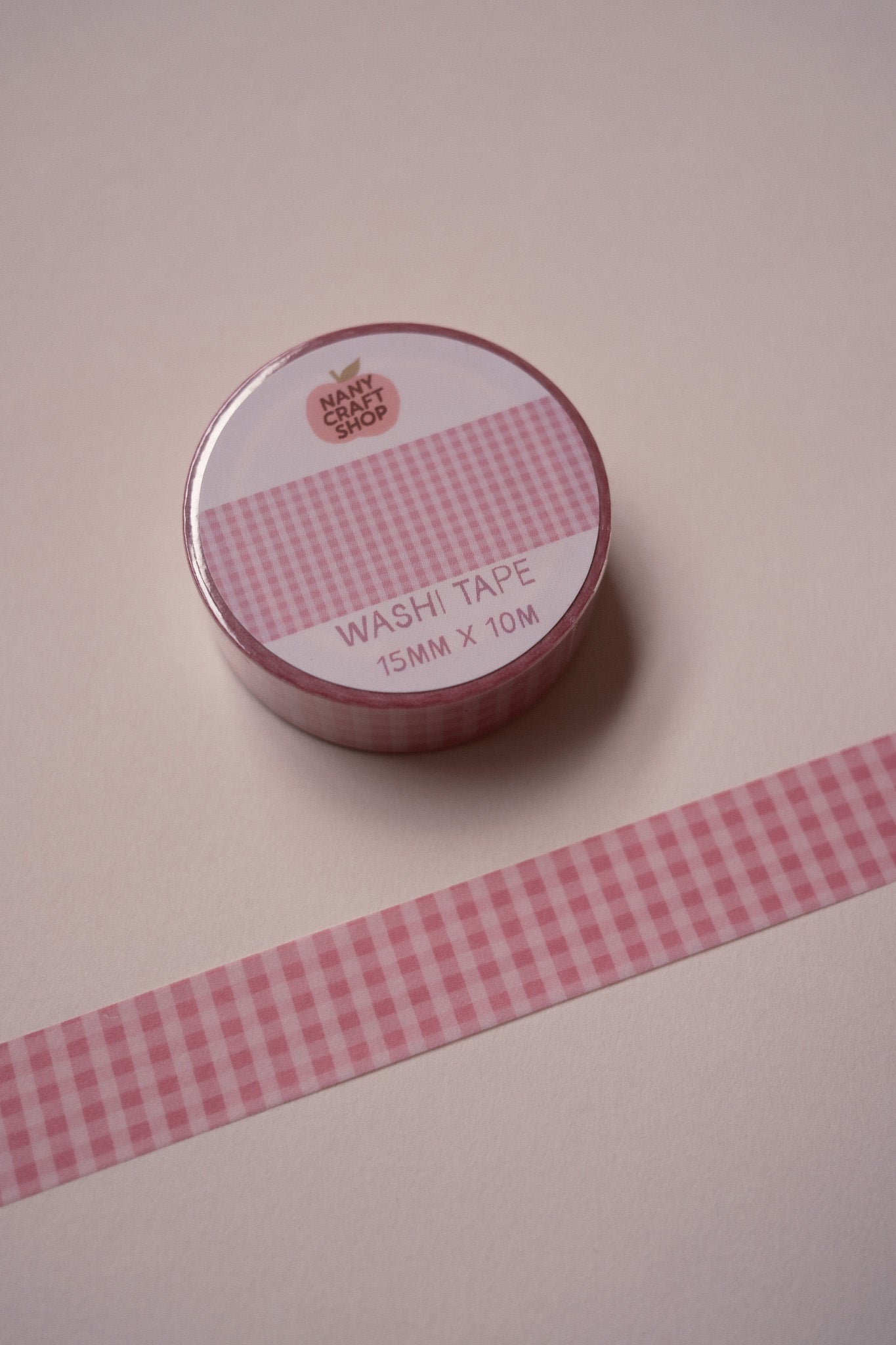 Washi Tape - vichy rose