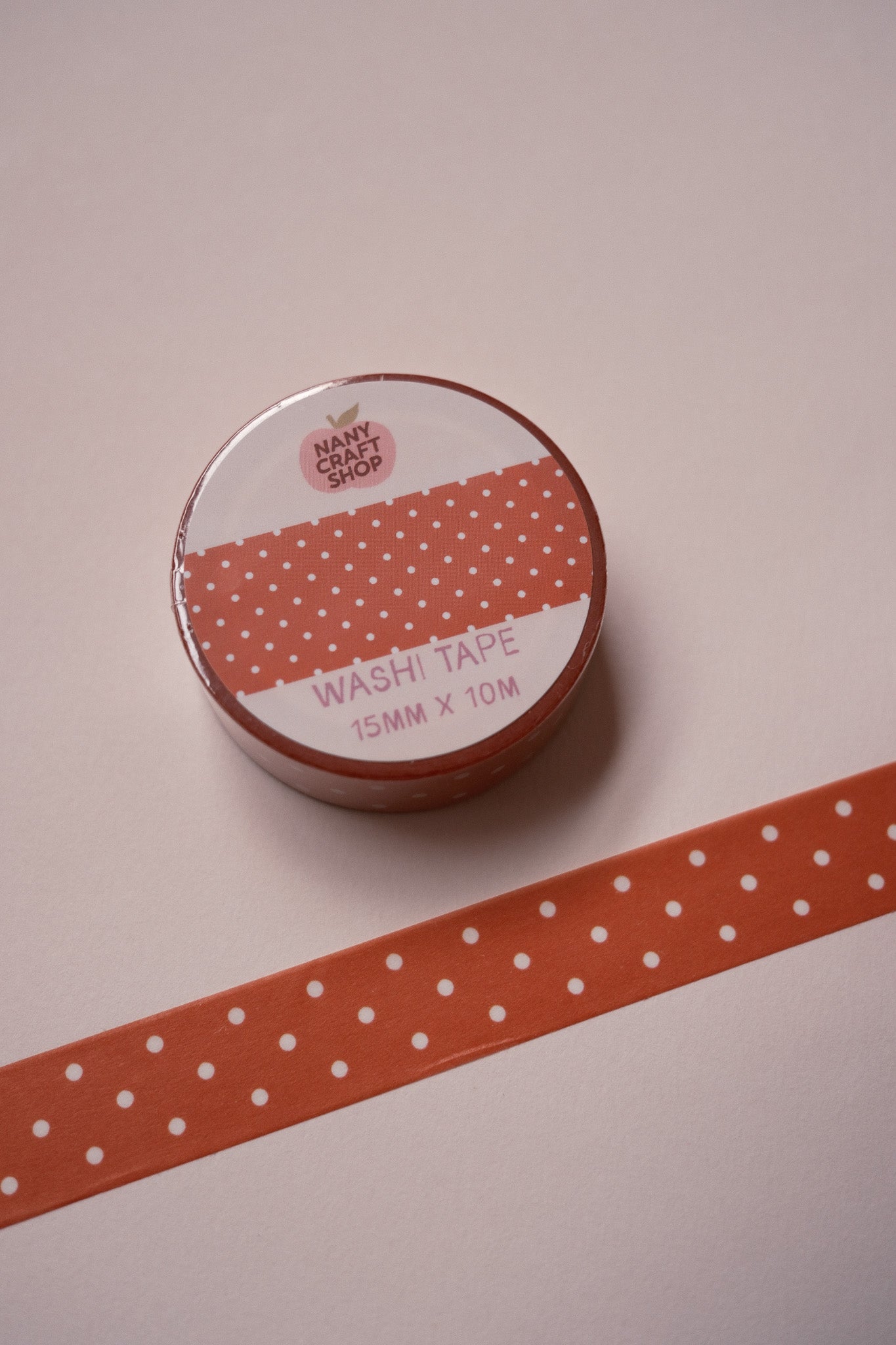 Washi Tape - polka dot rouge