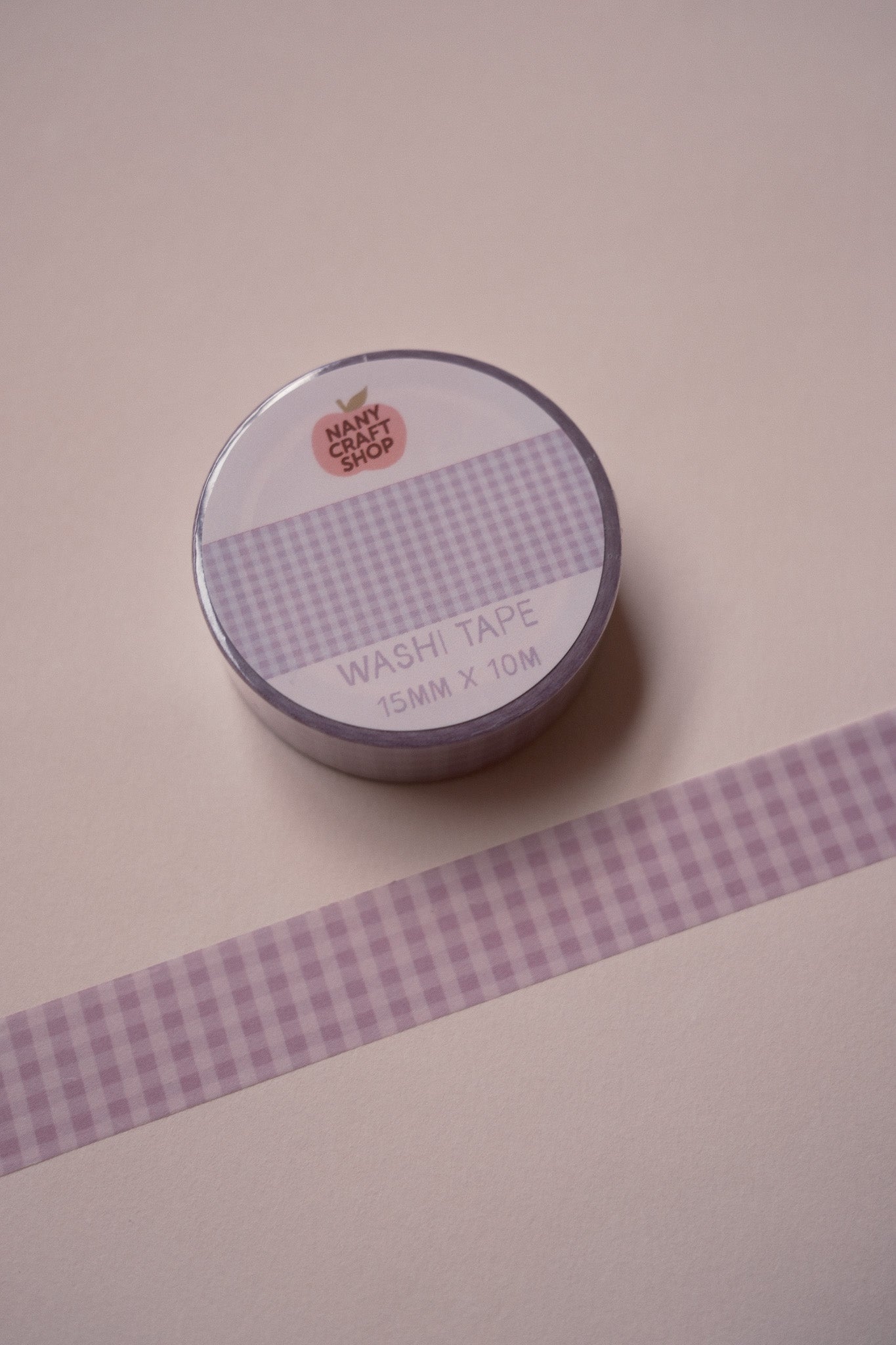 Washi Tape -vichy violet
