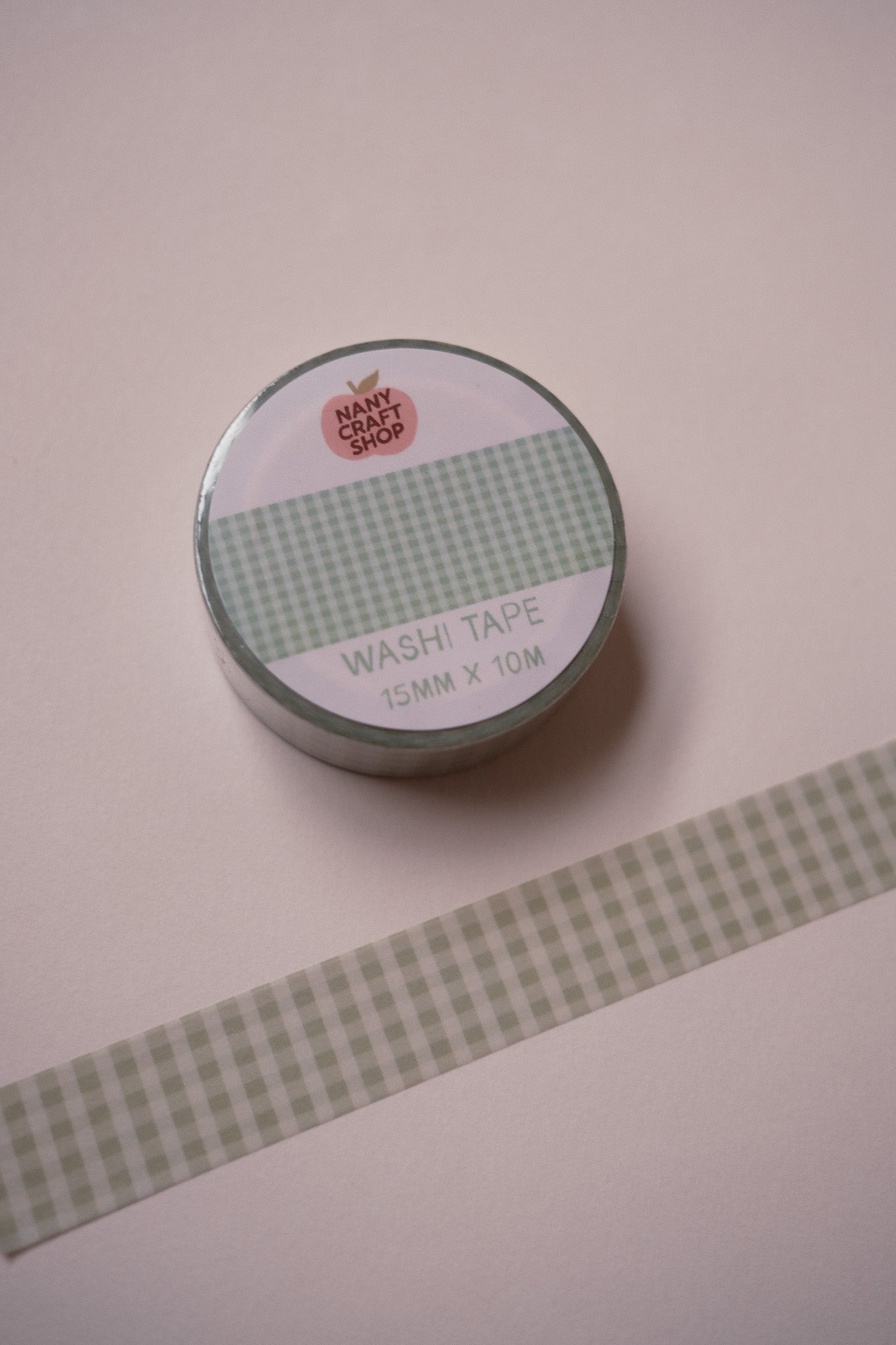 Washi Tape - vichy vert