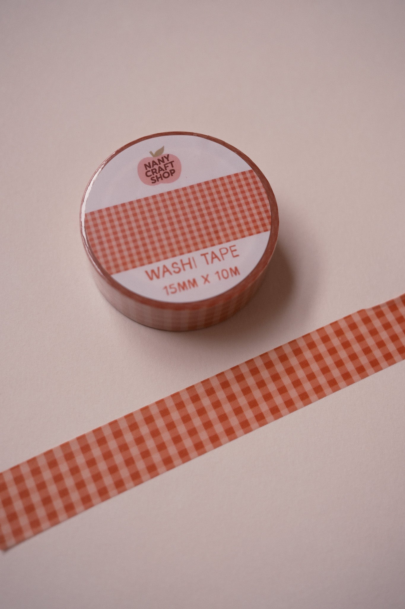Washi Tape - vichy rouge
