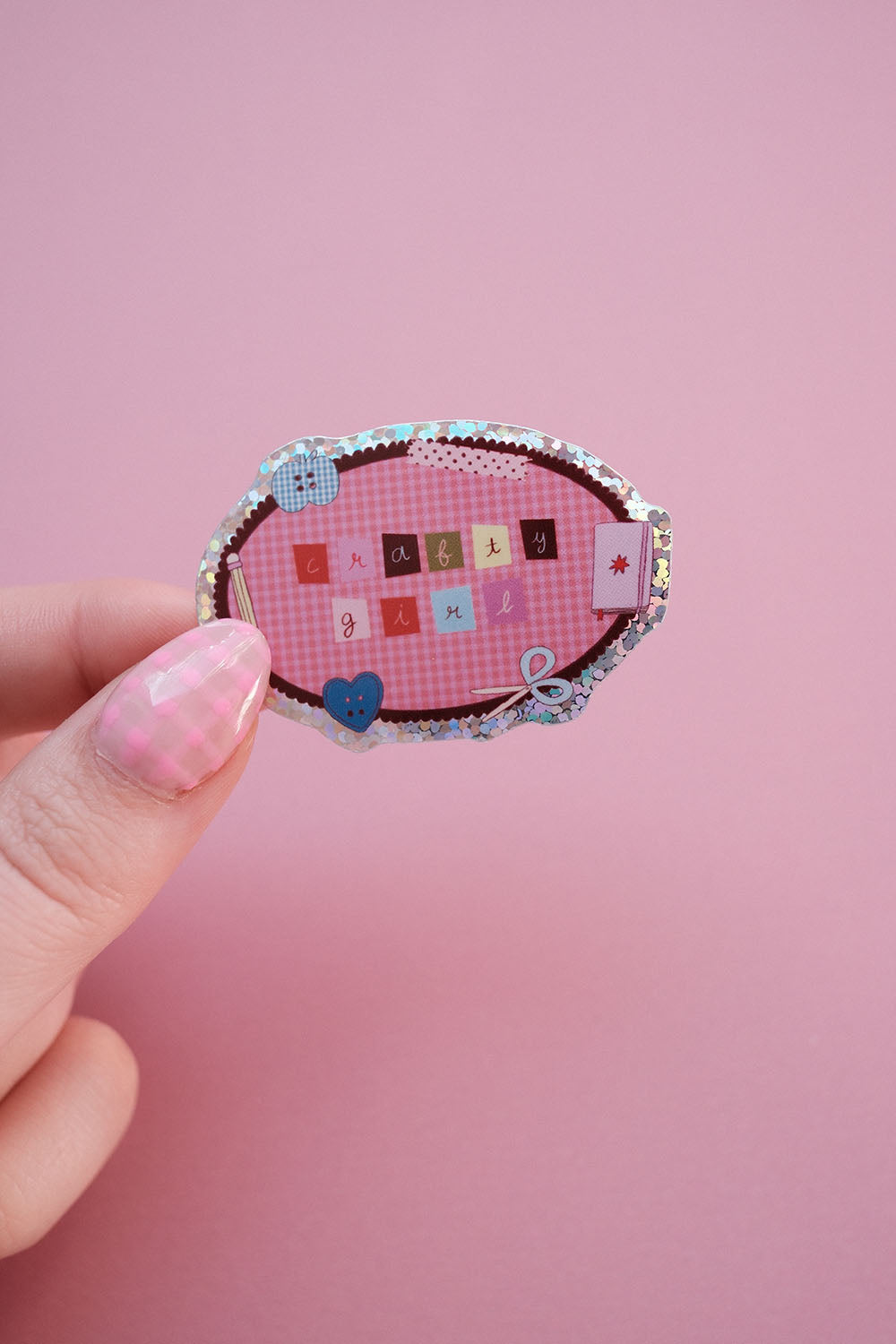 Sticker Crafty Girl