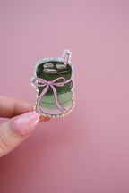Sticker Tasse de Matcha noeud