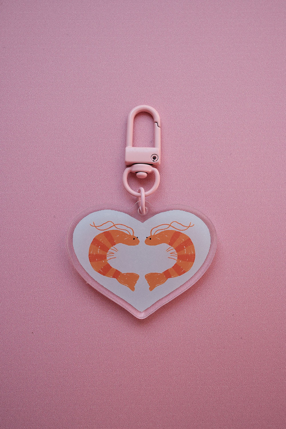 Porte clé - coeur crevettes 🦐