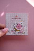 Pack 10 mini washi stickers printemps 🌷