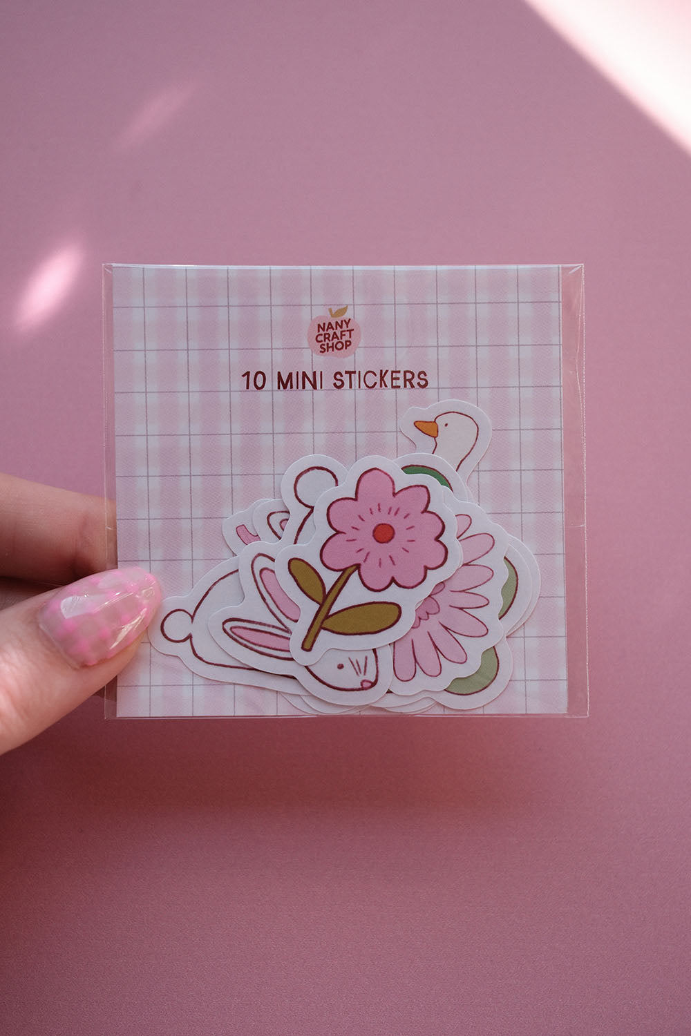 Pack 10 mini washi stickers printemps 🌷