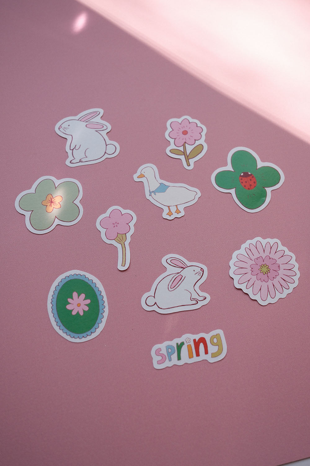 Pack 10 mini washi stickers printemps 🌷