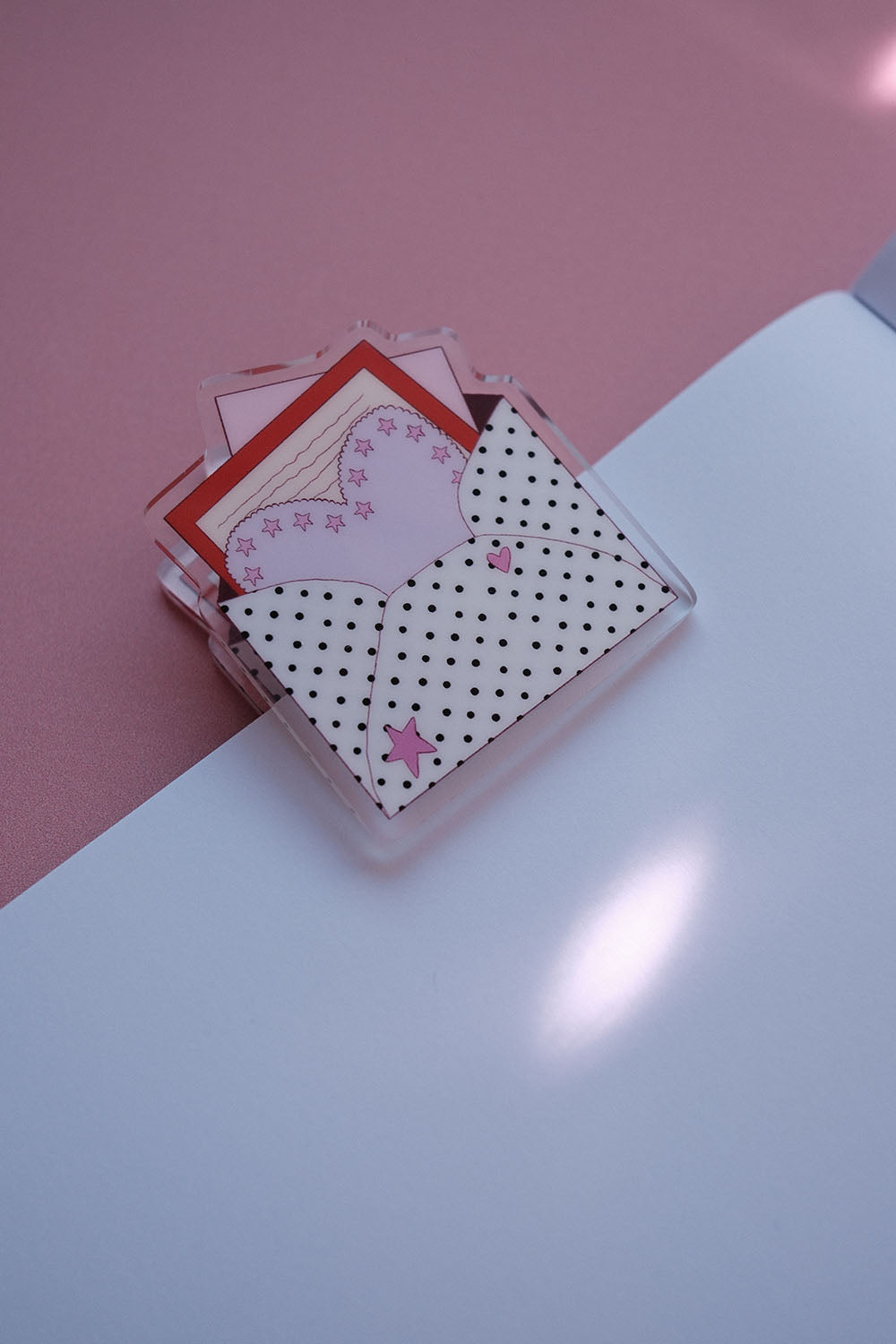 Pince pour carnet - lettres 💌