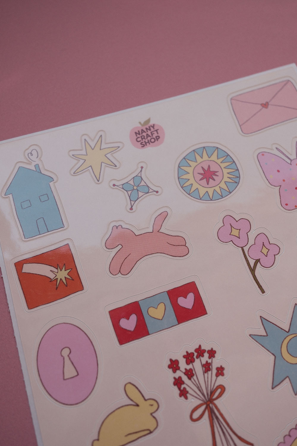 Planche stickers Chance A5 🍀