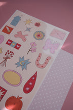 Planche stickers Chance A5 🍀