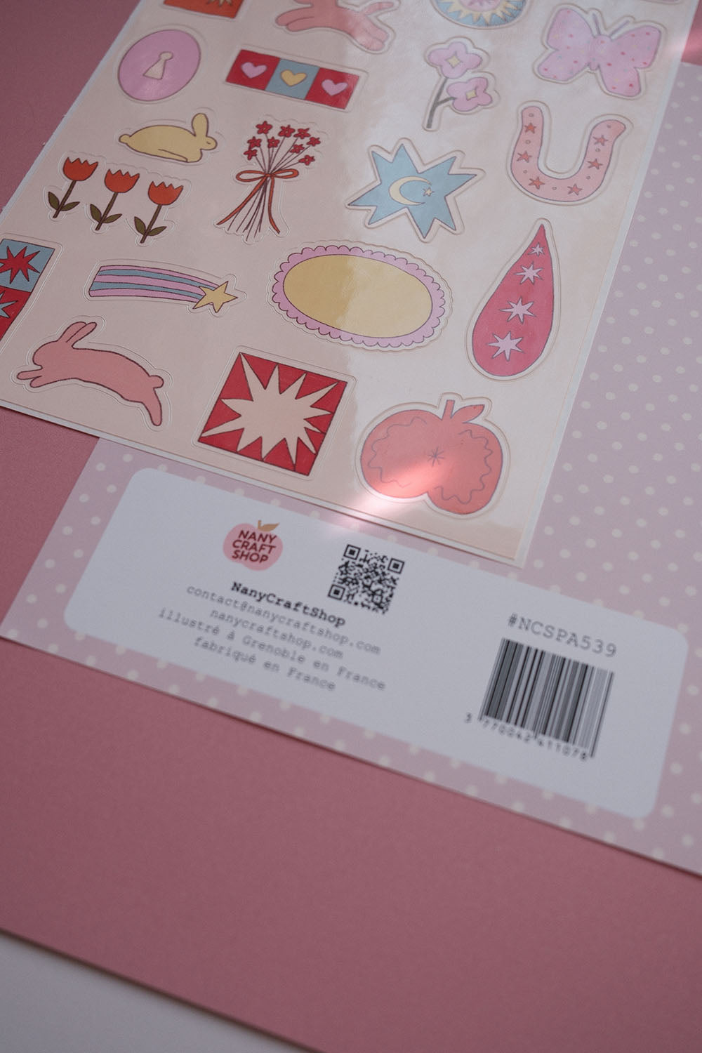 Planche stickers Chance A5 🍀